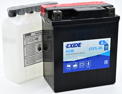 Exide AGM 12V 6Ah 100A, ETX7L-BS (113x70x130mm) JIS: YTX7L-BS