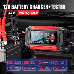 Carspa CTC1206, 12V/6A Nabíječka + tester baterií do 120Ah