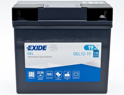 Exide GEL12-19, 12V 19Ah 170A (185x80x170mm)