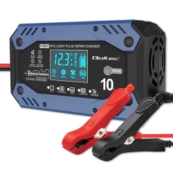 Qoltec 52482 12V/10A, 24V/5A Inteligentní nabíječka baterií