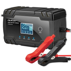 Qoltec 52490 12V/8A, 24V/4A Inteligentní nabíječka baterií