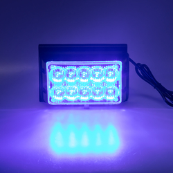 PREDATOR dual 10x1W LED, 12-24V, modrý