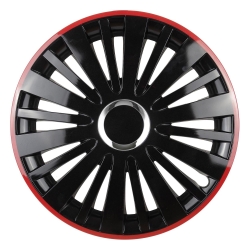 Poklica FALCON 16" černá s červeným okrajem