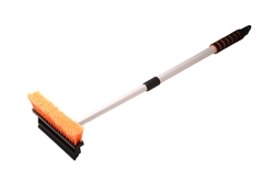Kartáč a stěrka 2v1 hliník teleskopický