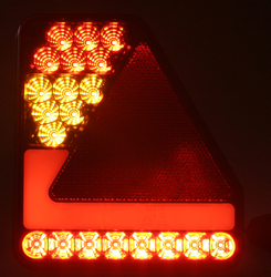 Sdružená lampa zadní LED 12-24V, ECE, levá