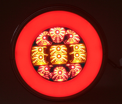LED sdružená lampa zadní 12-24V, ECE