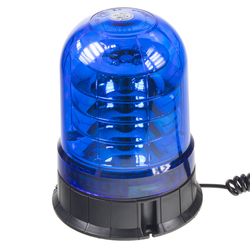 LED maják, 12-24V, 24x3W modrý, magnet, ECE R10