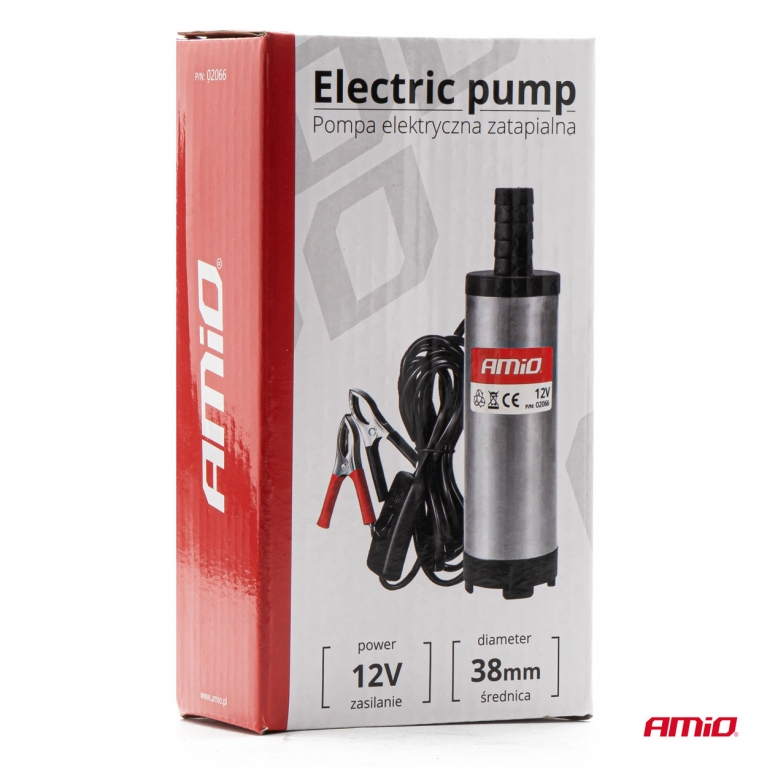 Elektrické čerpadlo na naftu 12V ponorné, průměr 38 mm
