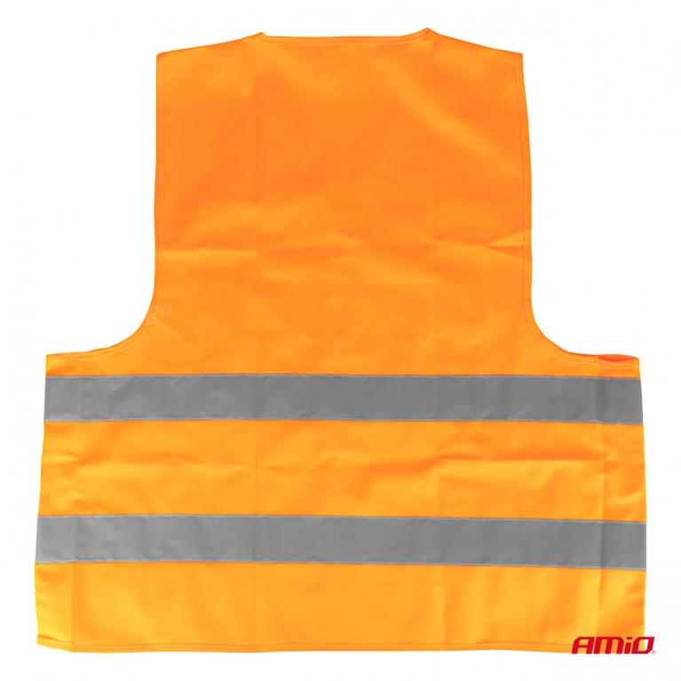 Reflexní vesta XXL oranžová s certifikátem AMiO-03985