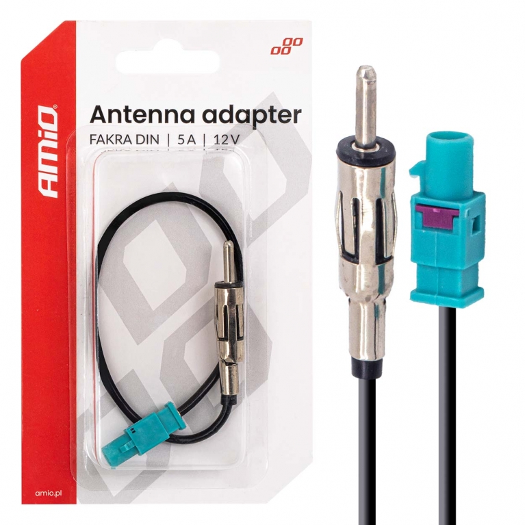 Anténní adaptér FAKRA DIN 5A 12V AMiO-04443