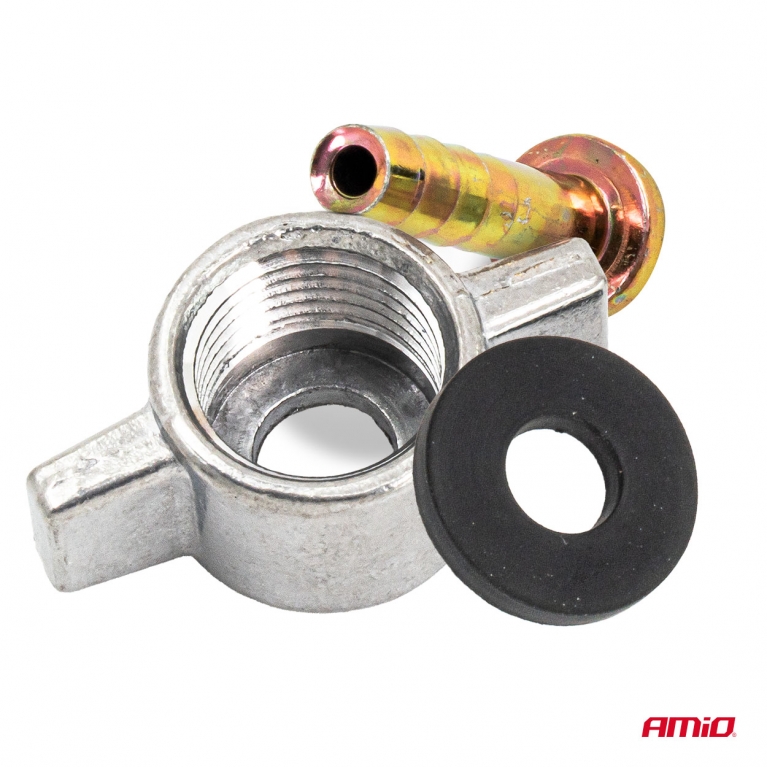 Matice kompresoru s motýlkovým závitem M16 x 1,5 pro 8 mm AMiO-04499