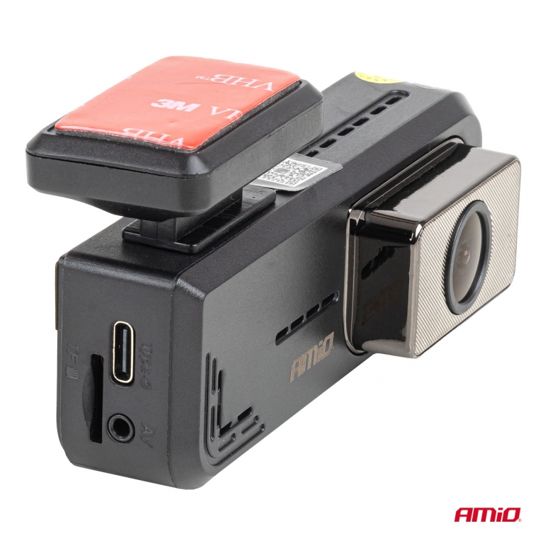 Kamera do auta se zadní kamerou 2K + 1K WLAN 512 GB WIFI Full HD AMiO-04800