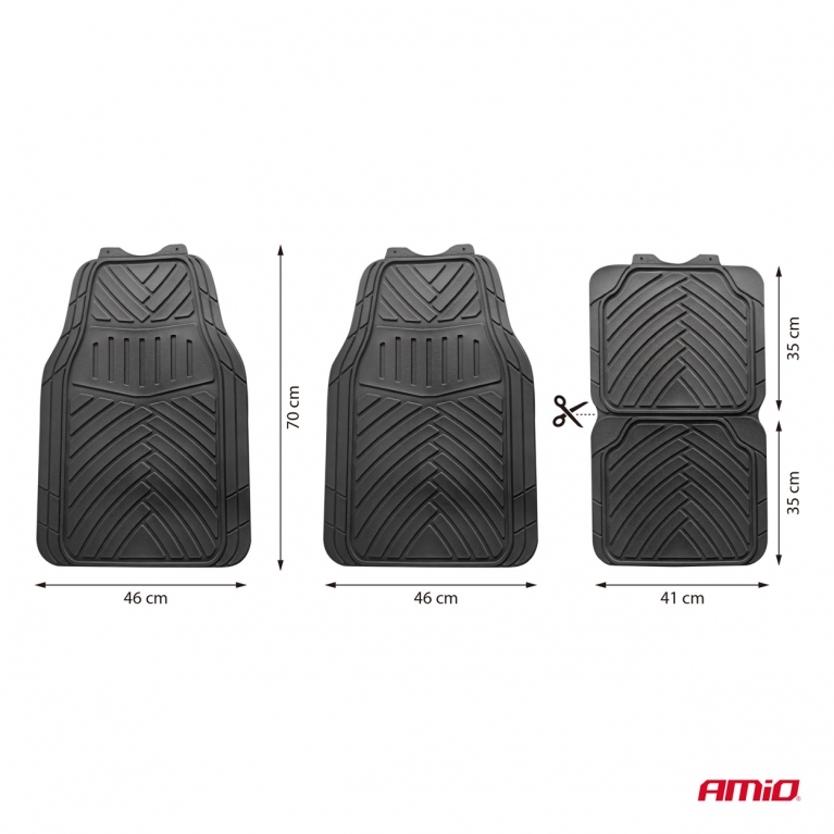 Univerzální autokoberce PVC CM-02 AMIO-04886