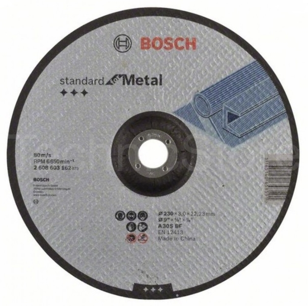 Dělicí kotouč profilovaný Standard for Metal - A 30 S BF, 230 mm, 22,23 mm, 3,0 mm BOSCH