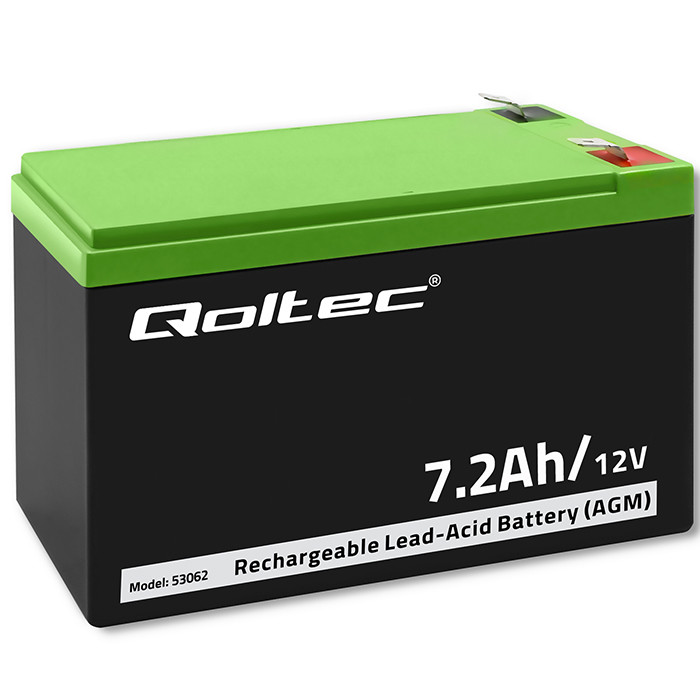 Qoltec 53062; 12V 7,2Ah (150x65x100mm)