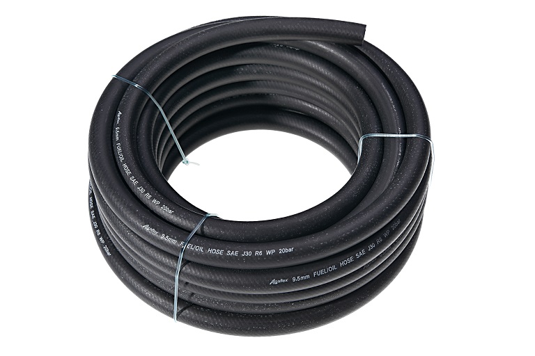 Třívrstvá gumová vyztužená palivová hadice průměr 12,7 mm / 1 mb (10 m na kotouči)