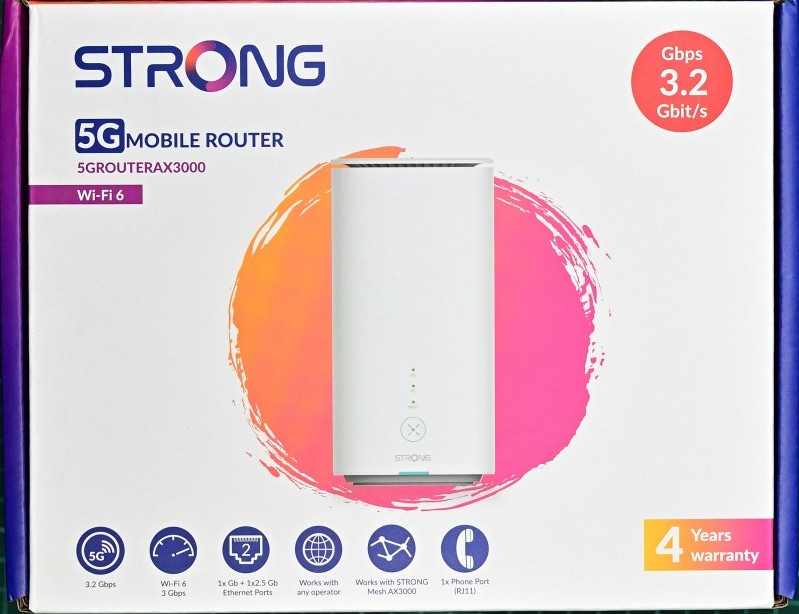 STRONG 5G ROUTER AX3000 WIFI - použité, záruka