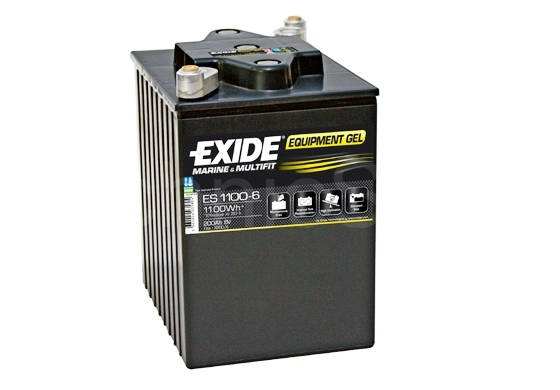 Exide ES1100-6 Equipment GEL 6V 200Ah 1100Wh (245x190x275mm)