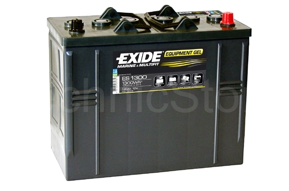 Exide ES1300 Equipment GEL 12V 120Ah 1300Wh (350x175x290mm)